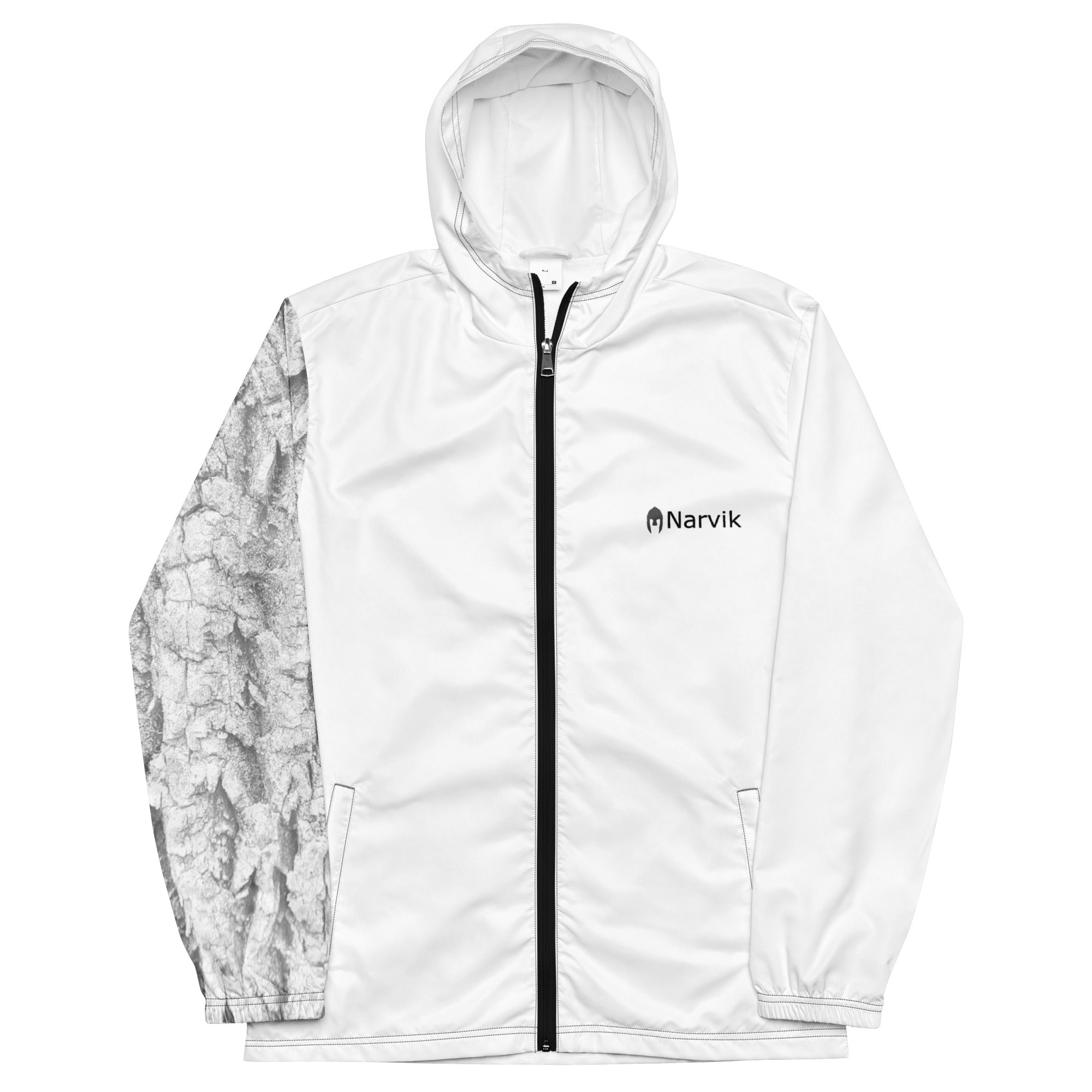 Narvik AOP Windbreaker v 4.1 White Narvik Apparel