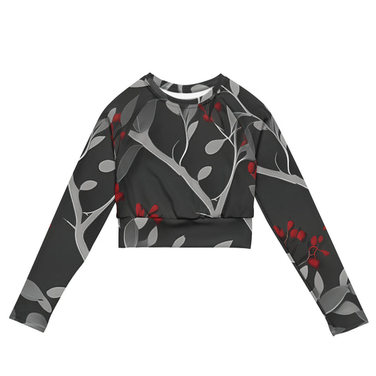 Recycled long-sleeve crop top - WCT 101