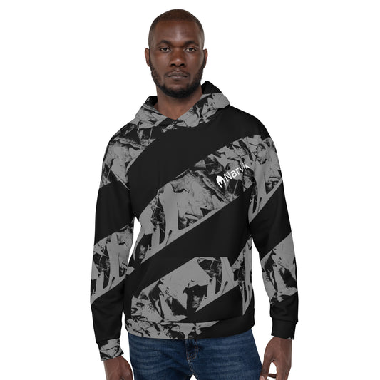 Narvik AOP Hoodie v 16 - Black