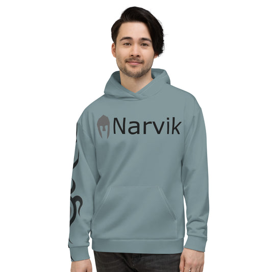 Narvik AOP Hoodie v 14 Tatoo - Rain