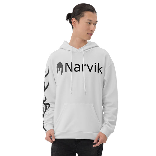 Narvik AOP Hoodie v 14 Tatoo - Fog