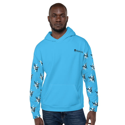 Narvik AOP Hoodie v 12 - Wasser