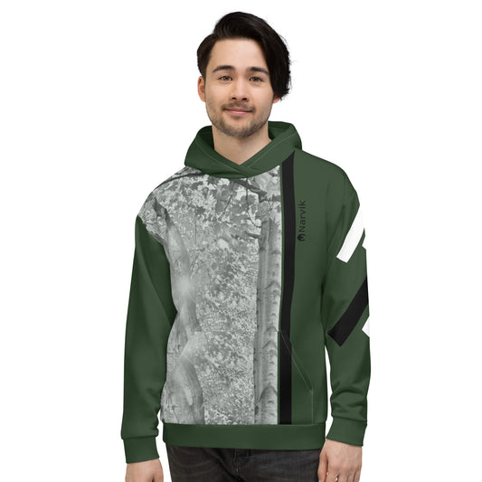 Narvik AOP Hoodie v 6 - Alpine Green