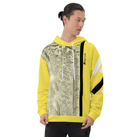 Narvik AOP Hoodie v 6 - Yellow