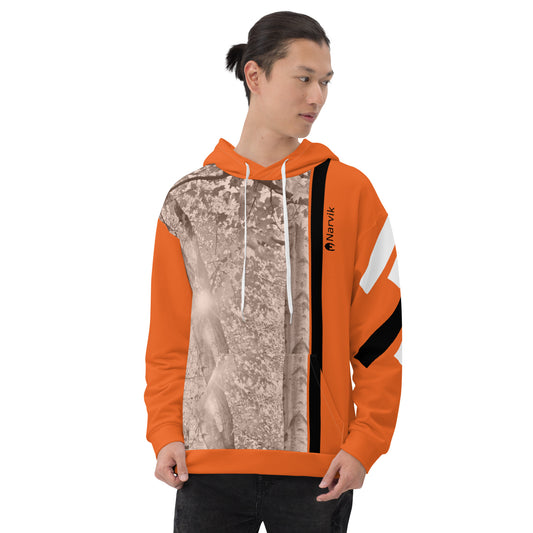 Narvik AOP Hoodie v 6 - Orange