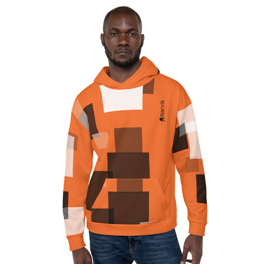 Narvik AOP Hoodie v 7 - Orange