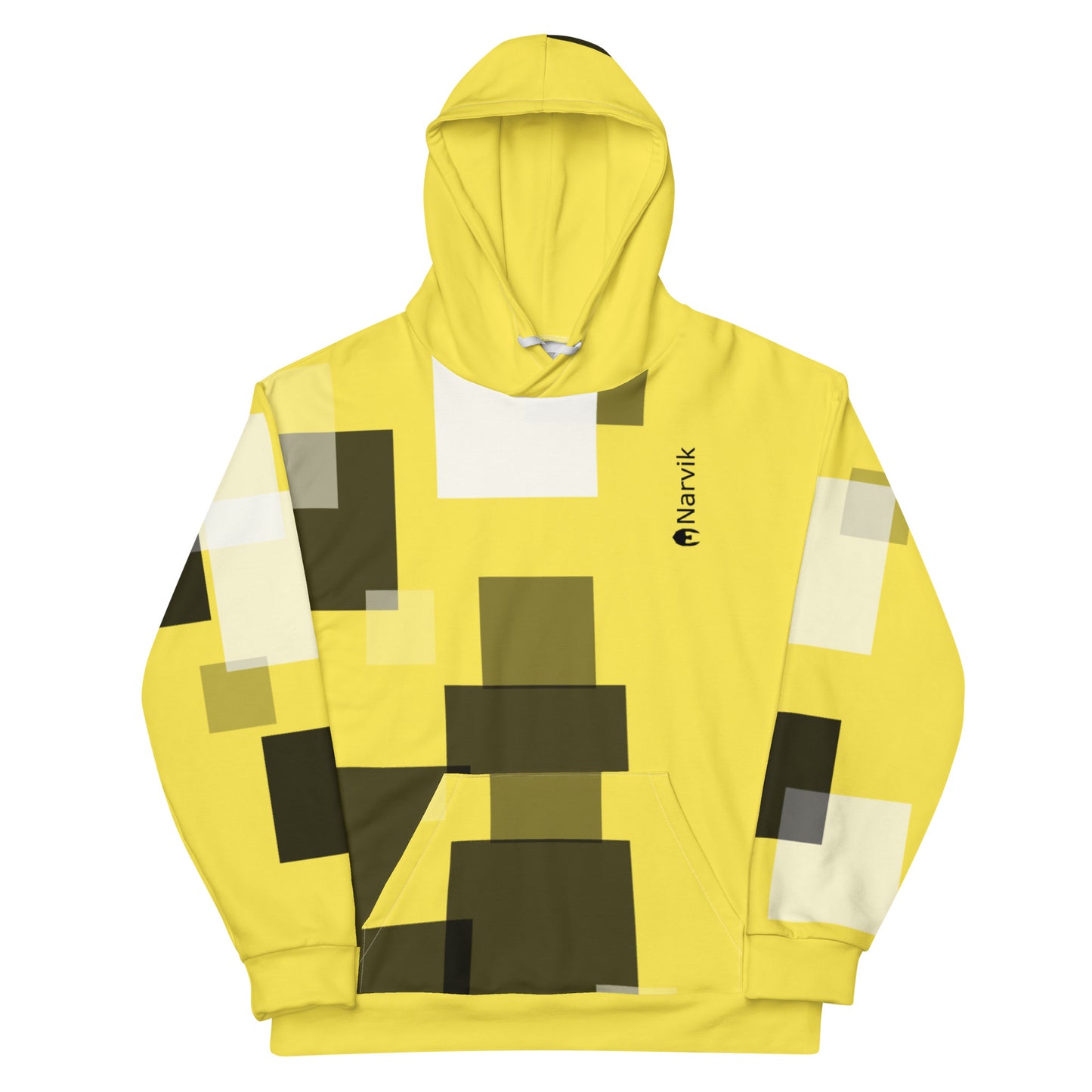 Narvik AOP Hoodie v 7 - Yellow