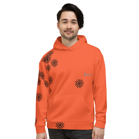 Narvik AOP Hoodie v 3 - Orange