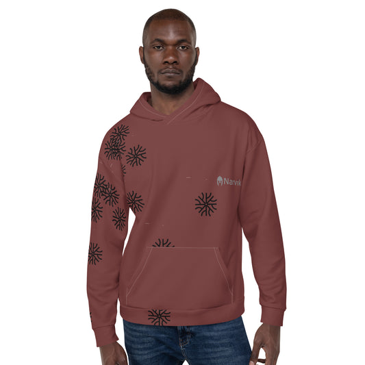 Narvik AOP Hoodie v 3 - Rust