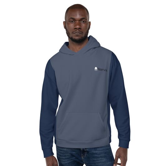 Narvik AOP Hoodie v 11 - Navy