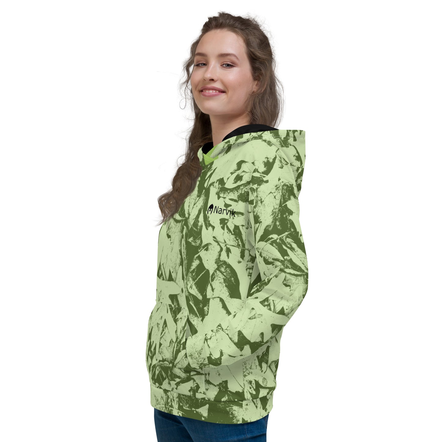 Narvik AOP Hoodie v 9 - Lime