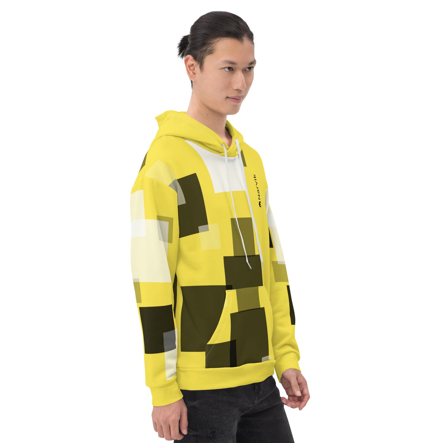 Narvik AOP Hoodie v 7 - Yellow