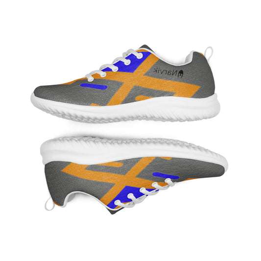 Men’s athletic shoes - MS 500 Orange, Blue and Gray